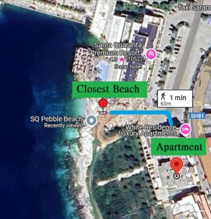 White Coast Apartment Sarande Exterior photo